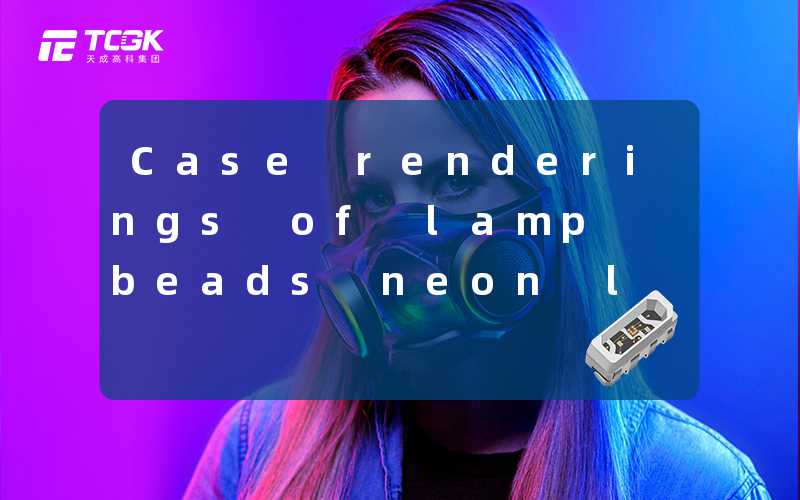 Case renderings of lamp beads neon lights